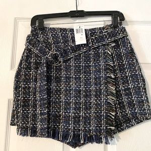 NWT Skies Are Blue Tweed Skort - Size XS